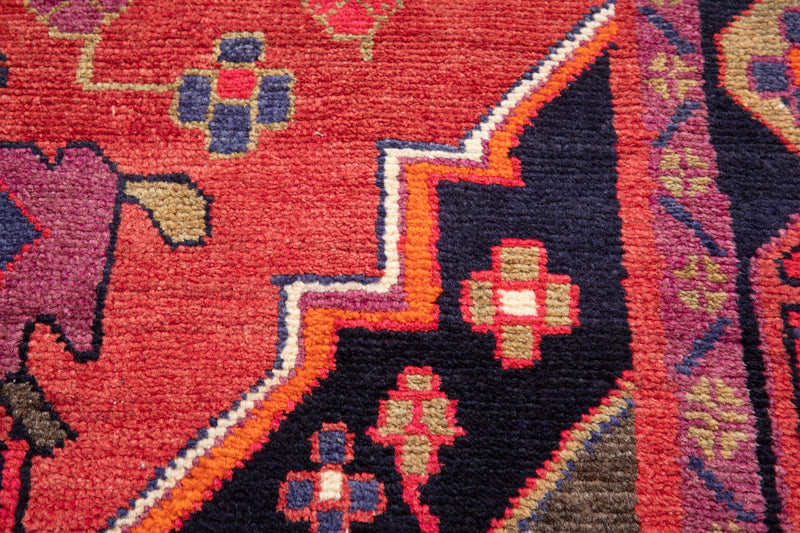 7' 8" x 5' Excellent Hand-Knotted Vintage Collectible Tribal Rug - Yasi & Fara 