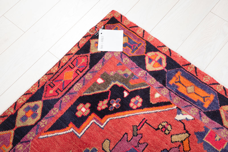 7' 8" x 5' Excellent Hand-Knotted Vintage Collectible Tribal Rug - Yasi & Fara 