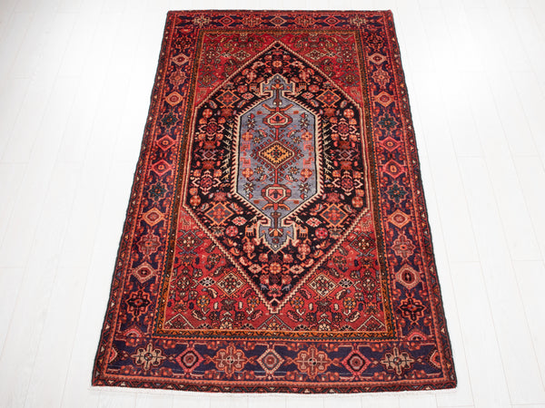 7' 8" x 4' 7" Excellent Hand-Knotted Vintage Tribal Rug - Yasi & Fara 
