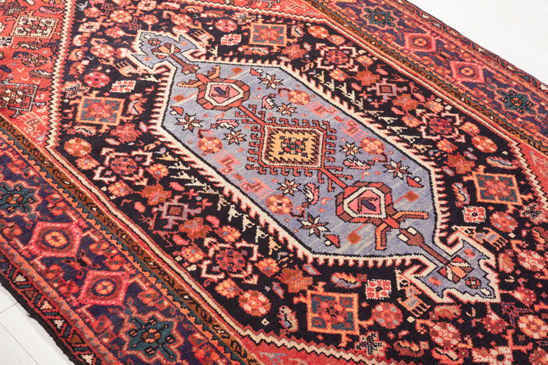 7' 8" x 4' 7" Excellent Hand-Knotted Vintage Tribal Rug - Yasi & Fara 
