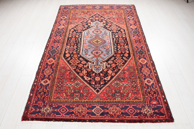 7' 8" x 4' 7" Excellent Hand-Knotted Vintage Tribal Rug - Yasi & Fara 
