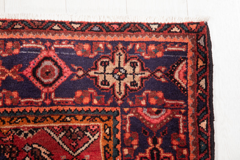 7' 8" x 4' 7" Excellent Hand-Knotted Vintage Tribal Rug - Yasi & Fara 