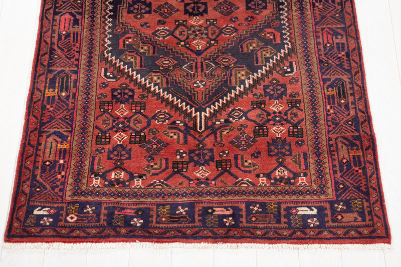 6' 11" x 4' 3" Excellent Hand-Knotted Vintage Tribal Rug - Yasi & Fara 