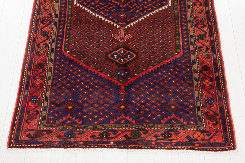 7' 6" x 4' 3" Excellent Hand-Knotted Vintage Tribal Rug - Yasi & Fara 