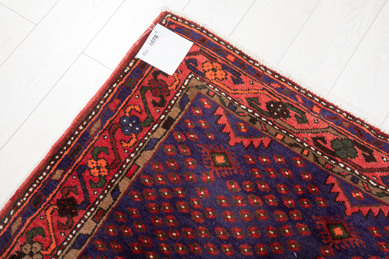 7' 6" x 4' 3" Excellent Hand-Knotted Vintage Tribal Rug - Yasi & Fara 