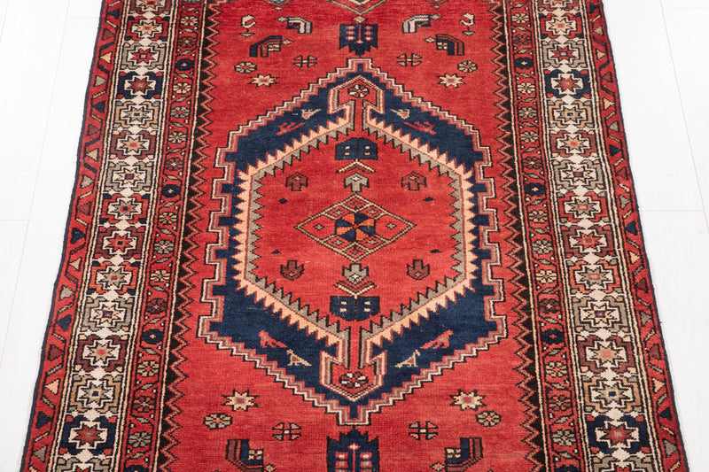 6' 3" x 4' Excellent Hand-Knotted Vintage Tribal Rug - Yasi & Fara 