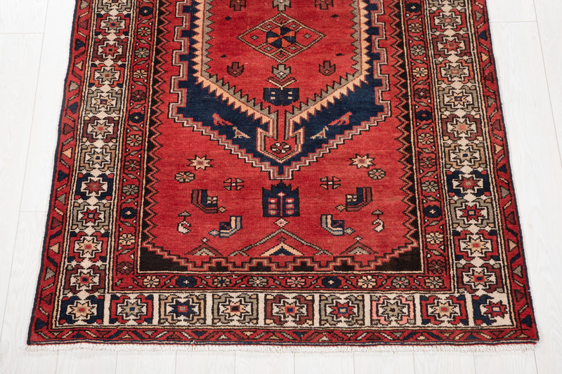 6' 3" x 4' Excellent Hand-Knotted Vintage Tribal Rug - Yasi & Fara 