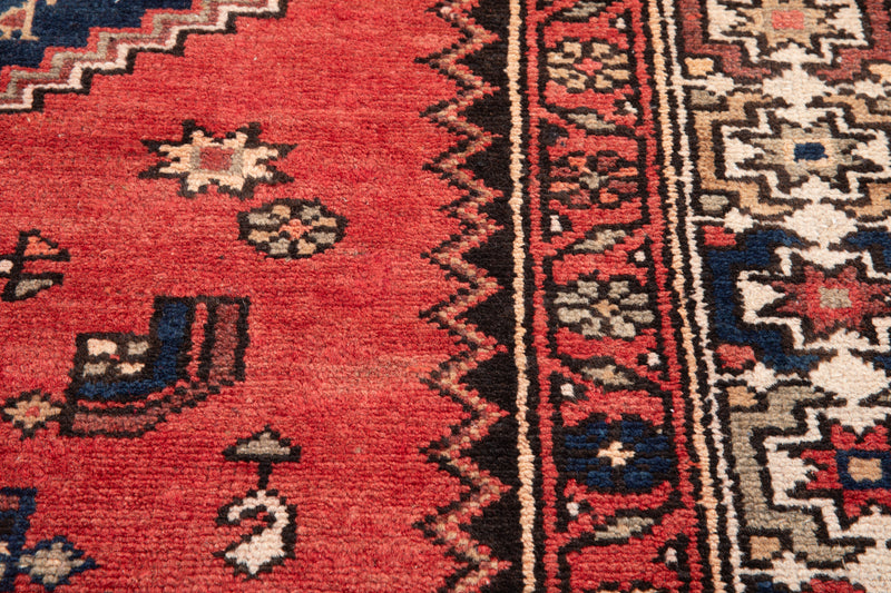 6' 3" x 4' Excellent Hand-Knotted Vintage Tribal Rug - Yasi & Fara 