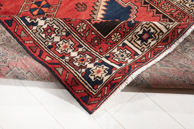 6' 3" x 4' Excellent Hand-Knotted Vintage Tribal Rug - Yasi & Fara 