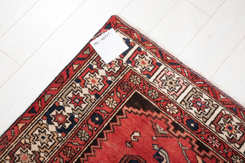 6' 3" x 4' Excellent Hand-Knotted Vintage Tribal Rug - Yasi & Fara 