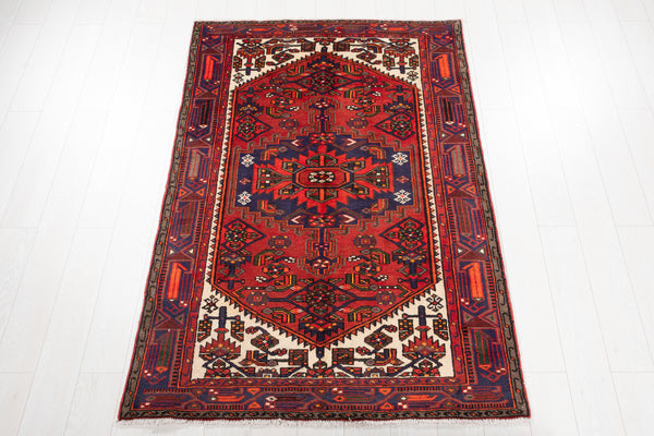6' 6" x 4' 2" Excellent Hand-Knotted Vintage Tribal Rug - Yasi & Fara 