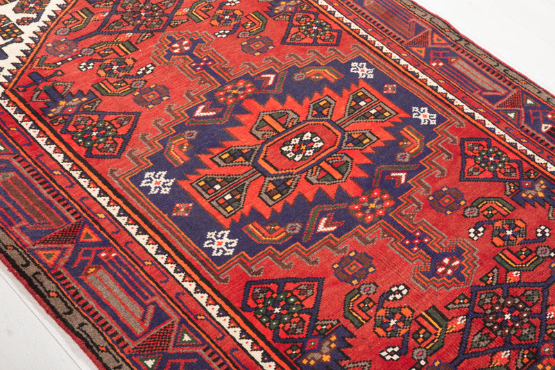 6' 6" x 4' 2" Excellent Hand-Knotted Vintage Tribal Rug - Yasi & Fara 