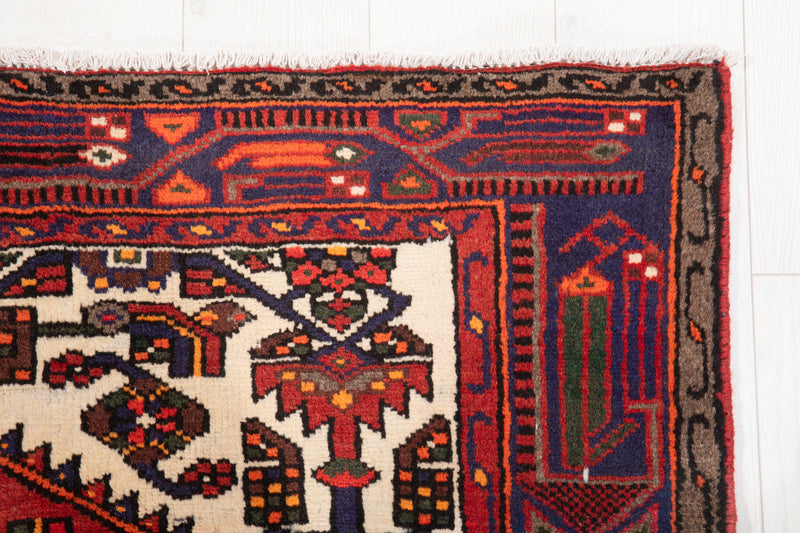 6' 6" x 4' 2" Excellent Hand-Knotted Vintage Tribal Rug - Yasi & Fara 