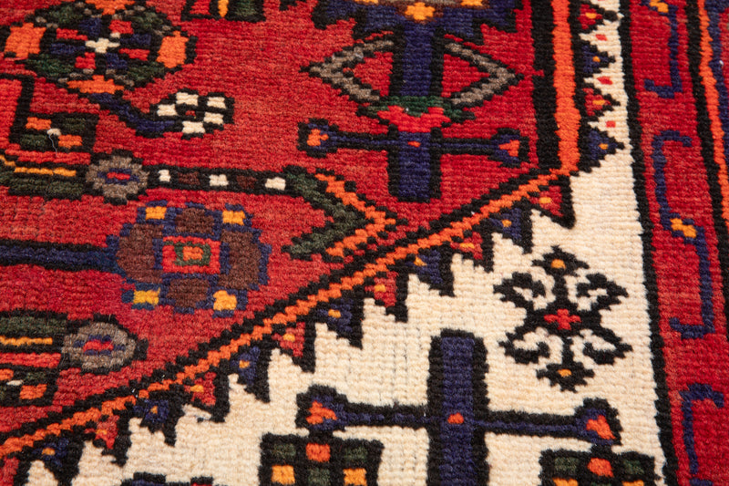 6' 6" x 4' 2" Excellent Hand-Knotted Vintage Tribal Rug - Yasi & Fara 