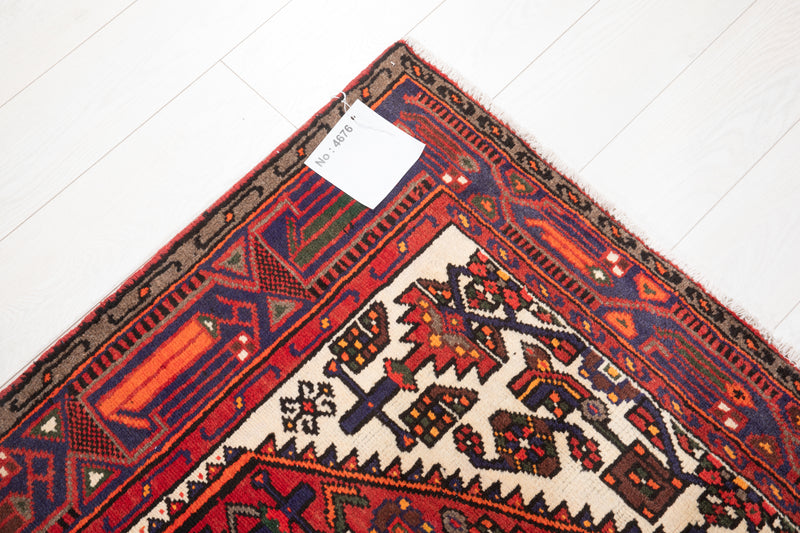 6' 6" x 4' 2" Excellent Hand-Knotted Vintage Tribal Rug - Yasi & Fara 
