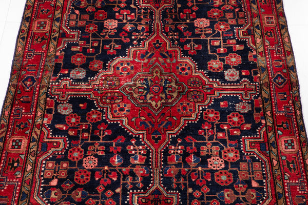7' 6" x 4' 6" Excellent Hand-Knotted Antique Tribal Rug