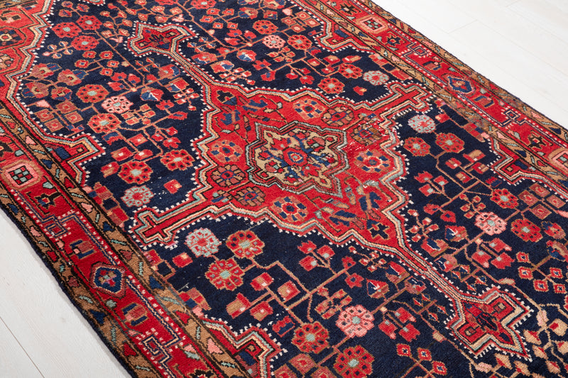 7' 6" x 4' 6" Excellent Hand-Knotted Antique Tribal Rug