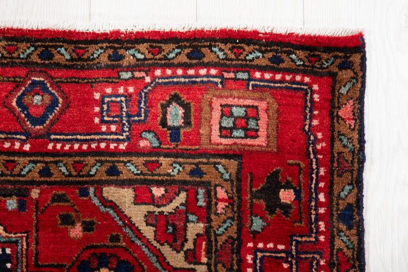 7' 6" x 4' 6" Excellent Hand-Knotted Antique Tribal Rug
