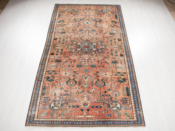 9' 11" x 5' 4" Excellent Hand-Knotted Antique Tribal Rug
