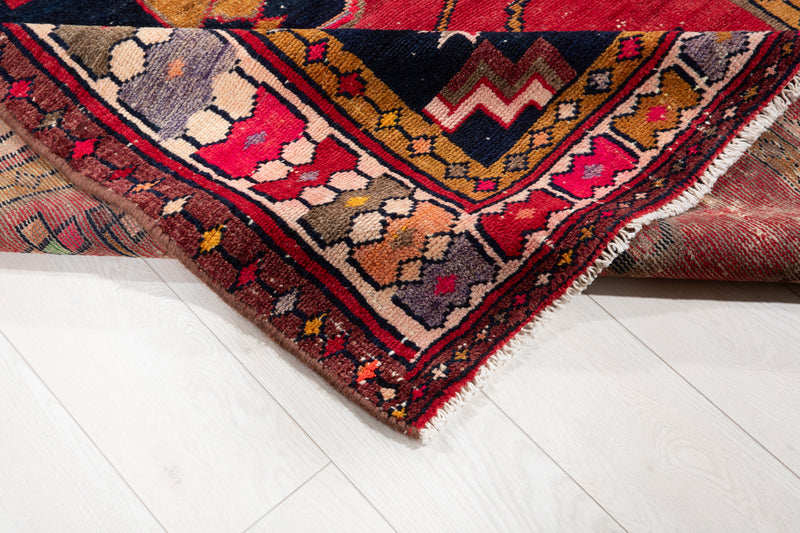 7' 3" x 4' 7" Excellent Hand-Knotted Antique Tribal Rug