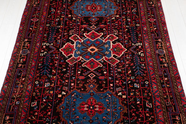 11' 9" X 5' 4" Excellent Collectible Vintage Tribal Rug