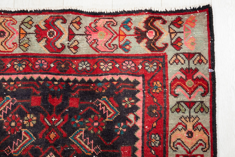12' 5" x 4' 8" Excellent Hand-Knotted Antique Tribal Rug - Yasi & Fara 