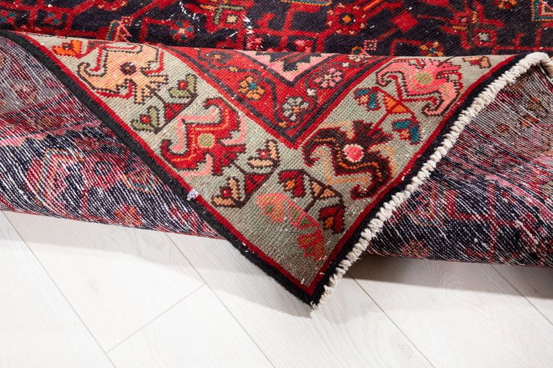 12' 5" x 4' 8" Excellent Hand-Knotted Antique Tribal Rug - Yasi & Fara 