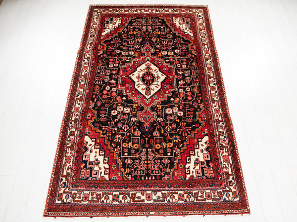 8' 9" x 4' 11" Excellent Hand-Knotted Collectible Vintage Tribal Rug - Yasi & Fara 