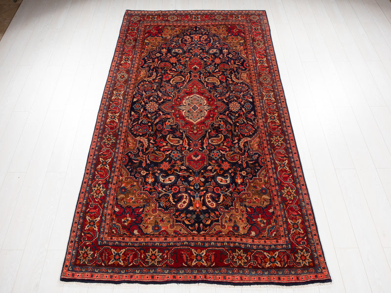 9' 7" x 5' Excellent Hand-Knotted Collectible Tribal Rug - Yasi & Fara 