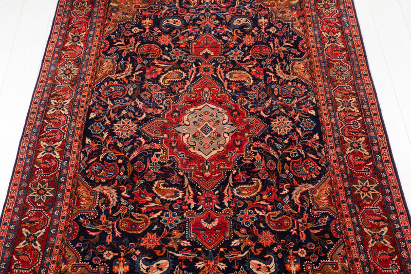 9' 7" x 5' Excellent Hand-Knotted Collectible Tribal Rug - Yasi & Fara 