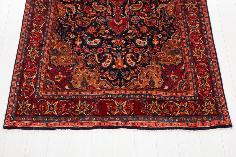 9' 7" x 5' Excellent Hand-Knotted Collectible Tribal Rug - Yasi & Fara 