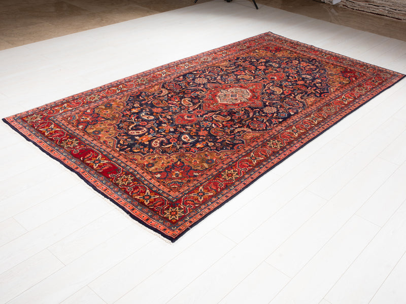 9' 7" x 5' Excellent Hand-Knotted Collectible Tribal Rug - Yasi & Fara 