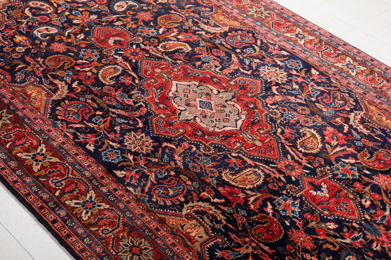 9' 7" x 5' Excellent Hand-Knotted Collectible Tribal Rug - Yasi & Fara 