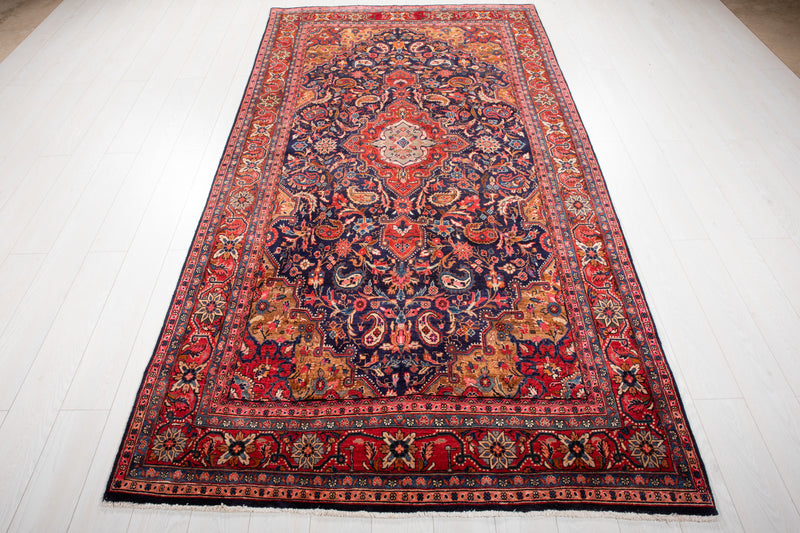 9' 7" x 5' Excellent Hand-Knotted Collectible Tribal Rug - Yasi & Fara 