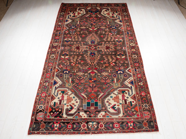 10' 9" x 5' 5" Excellent Hand-Knotted Antique Tribal Rug - Yasi & Fara 