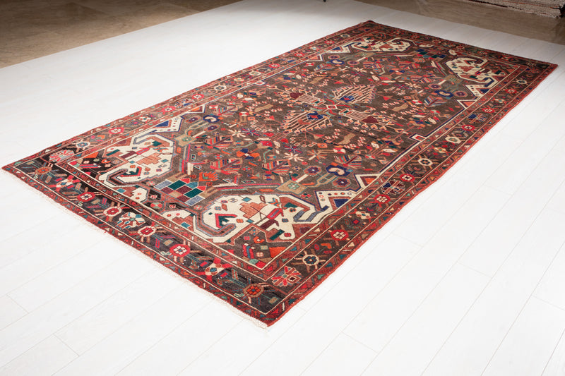 10' 9" x 5' 5" Excellent Hand-Knotted Antique Tribal Rug - Yasi & Fara 
