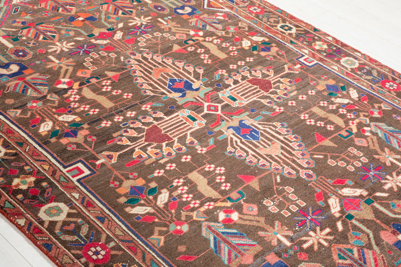 10' 9" x 5' 5" Excellent Hand-Knotted Antique Tribal Rug - Yasi & Fara 