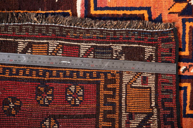 9' 2" x 5' 3" Excellent Hand-Knotted Vintage Tribal Rug - Yasi & Fara 