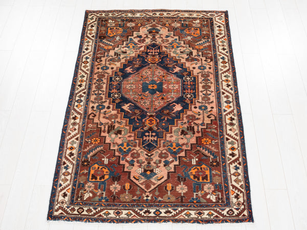 6' 6" x 4' 2" Excellent Hand-Knotted Collectible Antique Tribal Rug - Yasi & Fara 