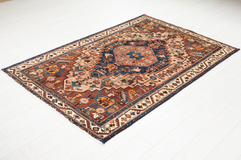 6' 6" x 4' 2" Excellent Hand-Knotted Collectible Antique Tribal Rug - Yasi & Fara 