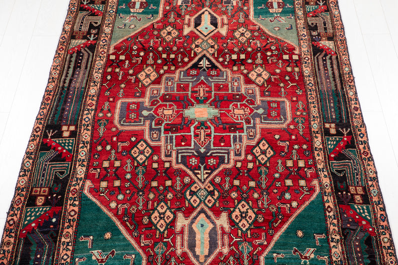 11' 1" x 5' Excellent Hand-Knotted Collectible Antique Tribal Rug - Yasi & Fara 