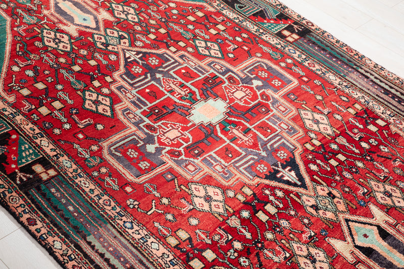 11' 1" x 5' Excellent Hand-Knotted Collectible Antique Tribal Rug - Yasi & Fara 
