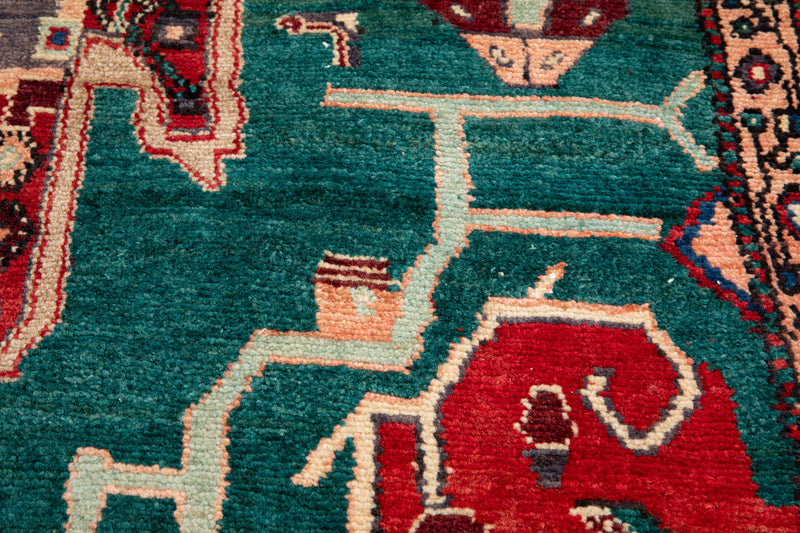 11' 1" x 5' Excellent Hand-Knotted Collectible Antique Tribal Rug - Yasi & Fara 