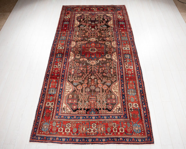 10' 7" x 5' 4" Excellent Hand-Knotted Vintage Tribal Rug - Yasi & Fara 