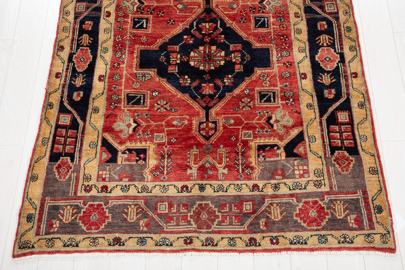 9' x 4' 11" Excellent Hand-Knotted Collectible Antique Tribal Rug - Yasi & Fara 