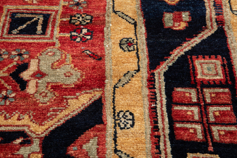 9' x 4' 11" Excellent Hand-Knotted Collectible Antique Tribal Rug - Yasi & Fara 