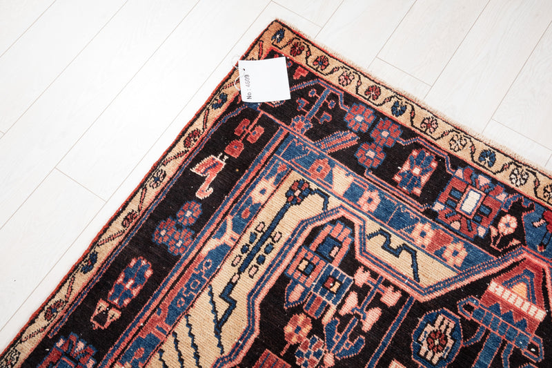 11' 4" x 5' Excellent Hand-Knotted Vintage Tribal Rug - Yasi & Fara 