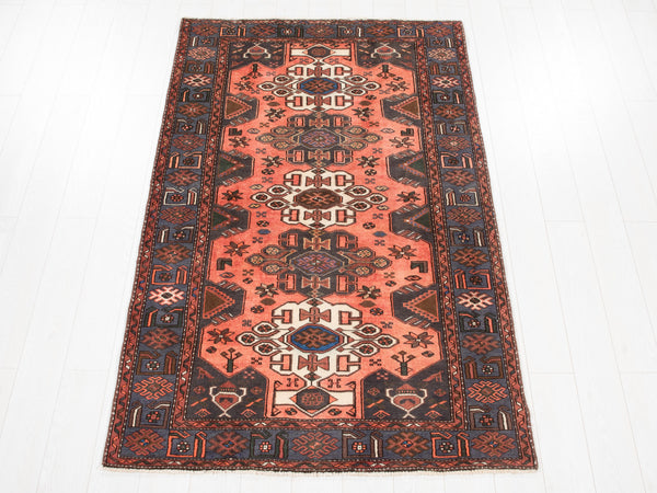 6' 7" x 4' 1" Excellent Hand-Knotted Vintage Tribal Rug - Yasi & Fara 