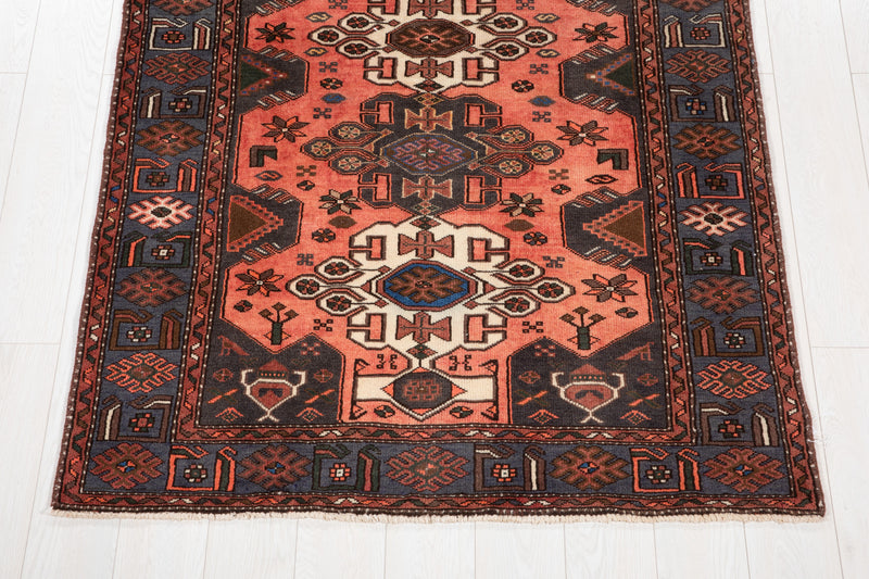 6' 7" x 4' 1" Excellent Hand-Knotted Vintage Tribal Rug - Yasi & Fara 