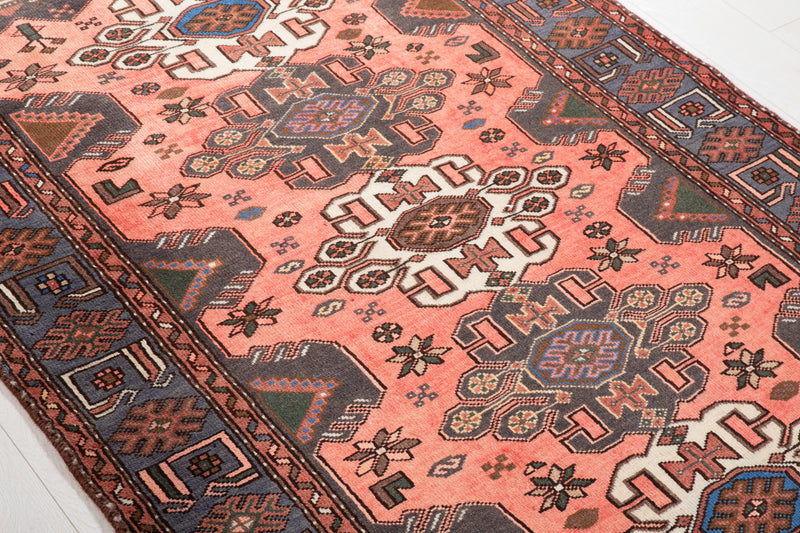 6' 7" x 4' 1" Excellent Hand-Knotted Vintage Tribal Rug - Yasi & Fara 